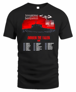 Breaking Benjamin 2025 Awaken The Fallen Tour Fan Merch Shirt