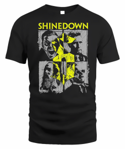 Shinedown Dance Tour 2025 Vintage Logo Band Fan Rock Merch Shirt