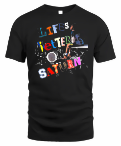 Y2K Life Better on Saturn Hip Hop S.O.S CTRL Gift For Her Shirt