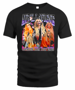 Avril Lavigne 2025 Tour 90s Vintage Fan Merch Shirt